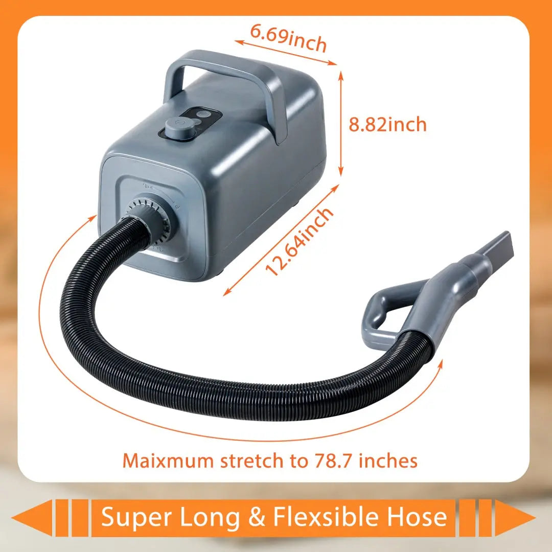 1550W High Velocity,Speed Adjustable Dog Blow Dryer With 4 Nozzles Gentle Paws